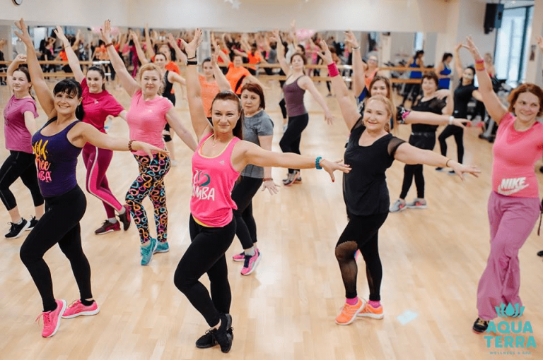 Зажигательная зумба в Aquaterra Wellness & Spa