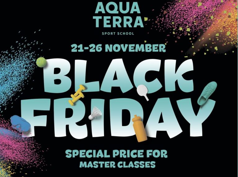 Черная Пятница в Aquaterra Sport School