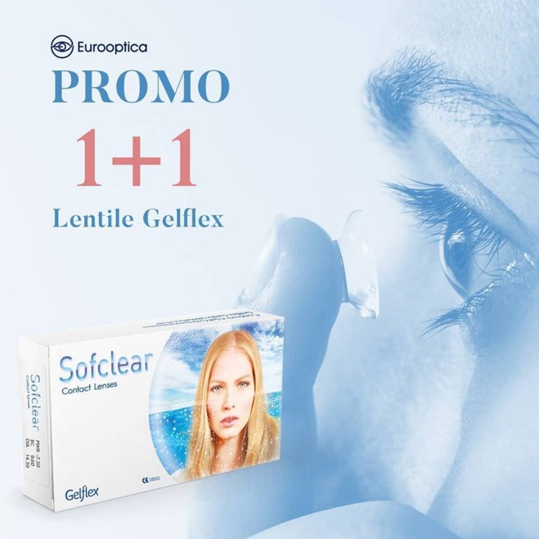 Приобретите пару контактных линз Gelflex в салоне Eurooptica — и получите вторую в подарок!