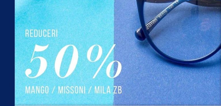 В салоне Eurooptica скидки на модные и стильные очки — минус 50%