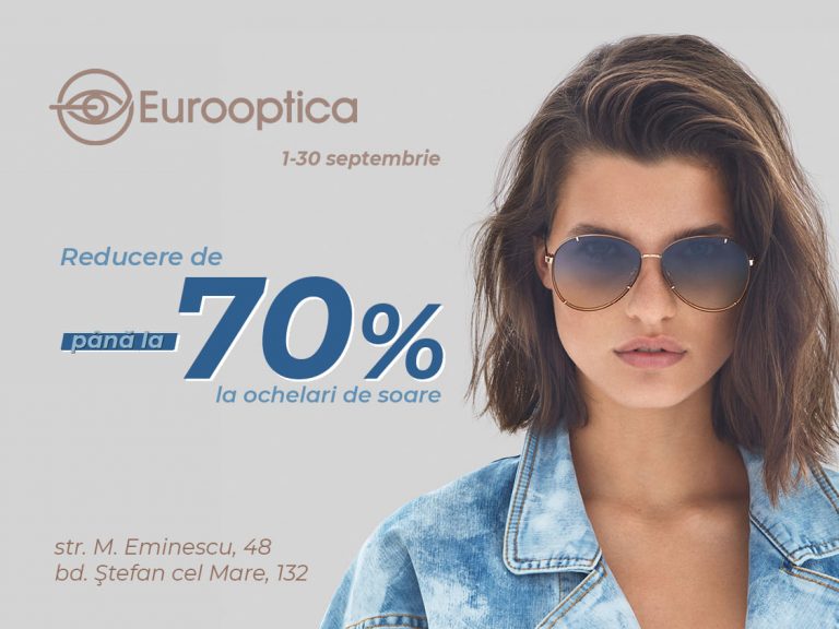 Солнцезащитные очки в Eurooptica – в сентябре со скидкой до -70%!