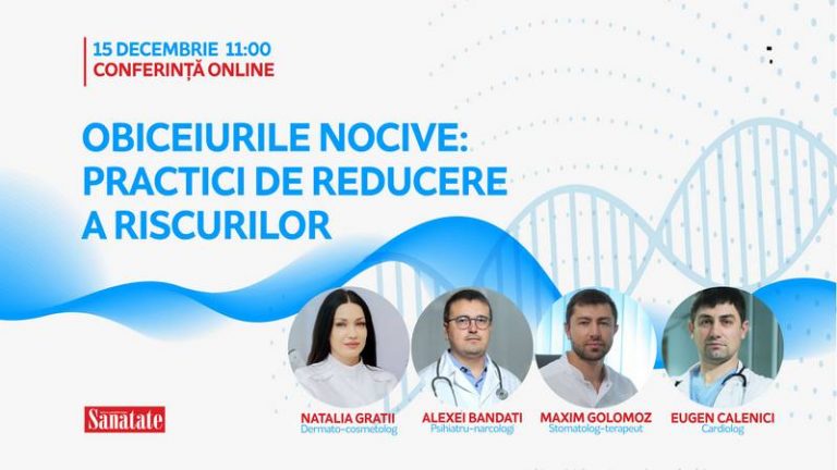 Evadează din propriul cerc vicios! Participă gratuit la un seminar online despre practicile de reducere a obiceiurilor zilnice nesănătoase