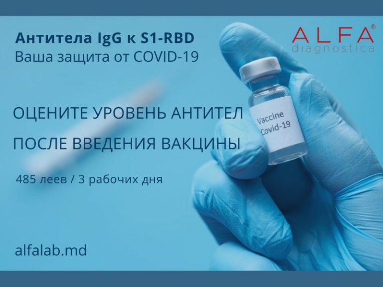 Alfa Diagnostica: специальный тест для оценки иммунитета после вакцинации