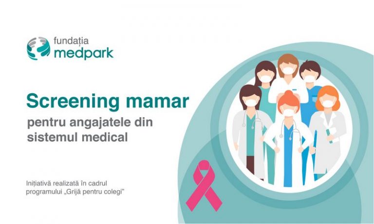 Fundația Medpark lansează un proiect de screening mamar pentru angajatele din sistemul medical