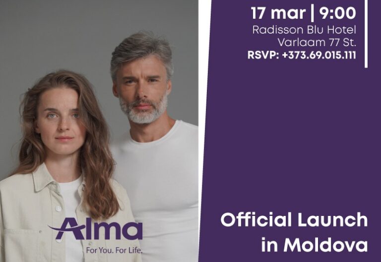 Cel mai recunoscut brand internațional de dispozitive medicale ALMA LASERS se lansează oficial în Moldova. 17 martie 2023